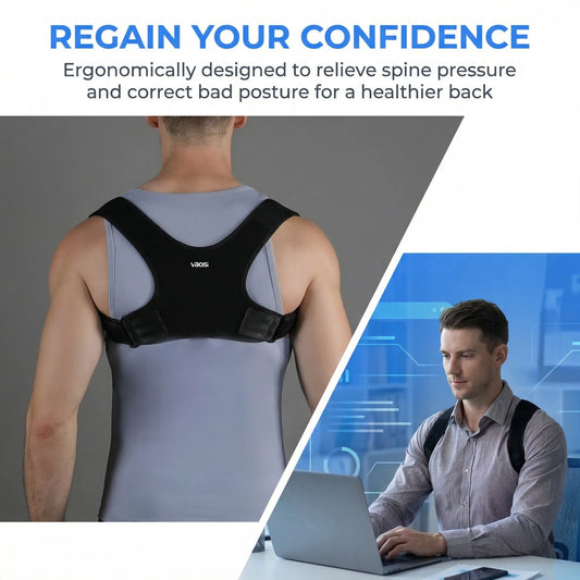 Adjustable Posture Corrector Back Support Belt For Improving Posture Reducing Hunchback Lightweight Back Support Back Sitting